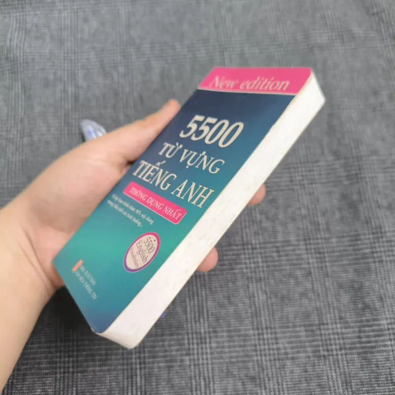 5500 Từ Vựng Tiếng Anh (Thông Dụng Nhất) [Khổ bỏ túi] - 5500 English Vocabulary 557575