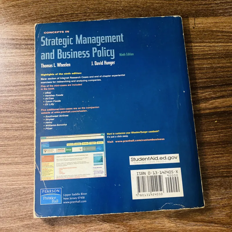 Stategic Management and Businiess Policy 994819