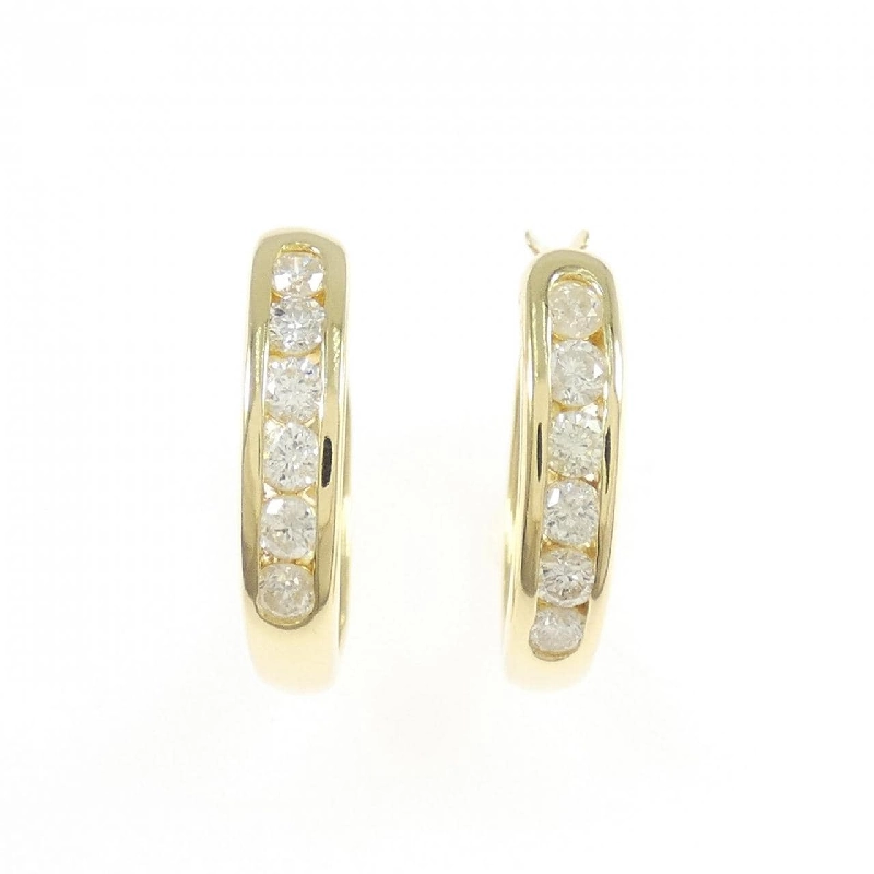 K18YG Bông tai kim cương 0.50CT - Hàng hiệu Chính hãng 868511