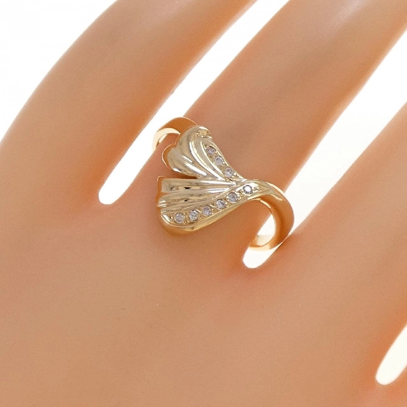 Nhẫn kim cương K18YG 0.05CT - Hàng hiệu Chính hãng 848004