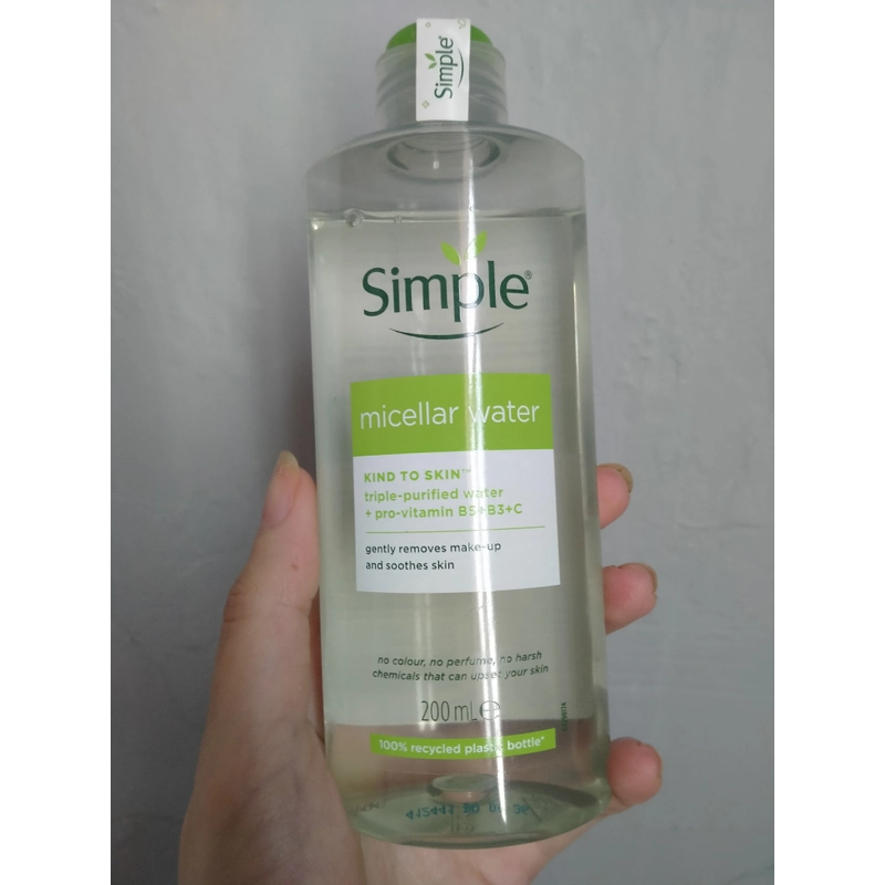 Nước tẩy trang simple 200ml Anh quốc mới 547708