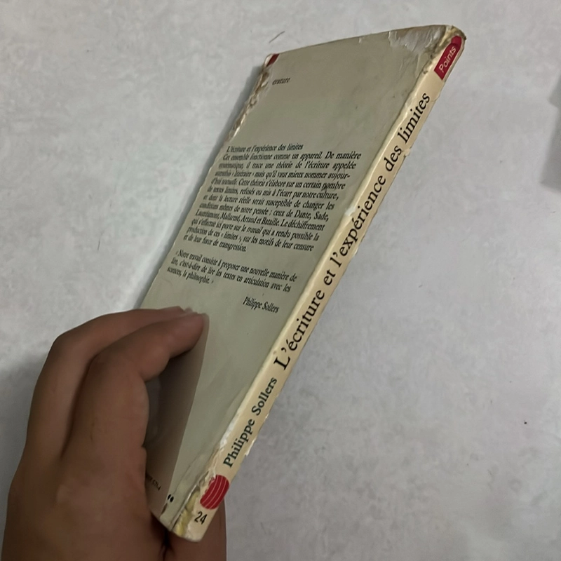 L’écriture et l’expérience des limites 503752