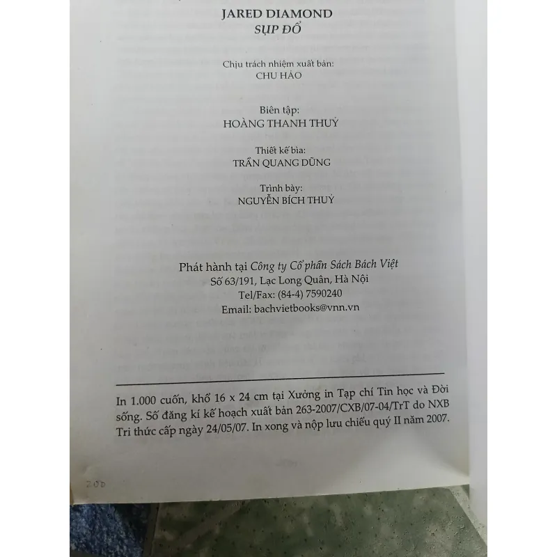 Sụp đổ - Jared Diamond 932102