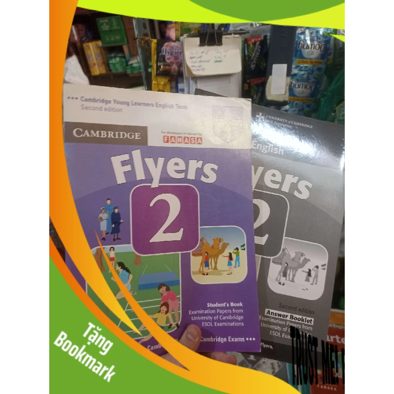 (TẶNG BOOKMARK) Flyers 2 Student's book + answer Viết chì mới 80% Sách tự học tiếng Anh RBK2702 943938