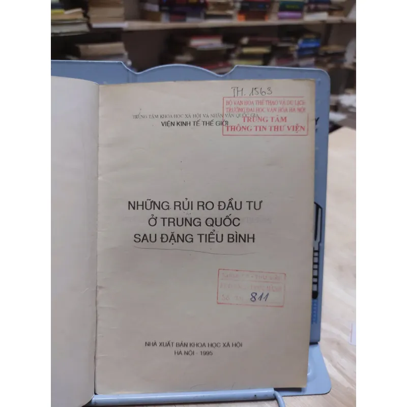Sách - Những rủi ro đầu tư ở Trung Quốc sau Đặng Tiểu Bình - Viện kinh tế TG (A1) 564546