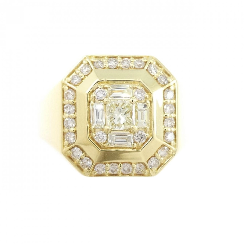 Nhẫn kim cương K18YG 0.71CT - Hàng hiệu chính hãng 848302