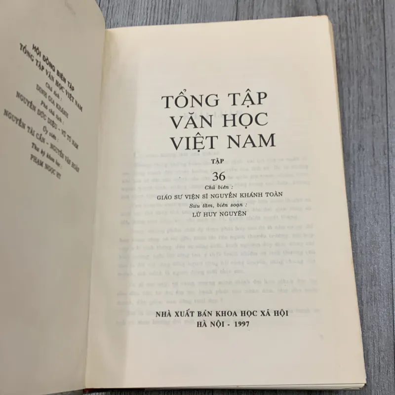 Tổng tập văn học việt nam. Tập 36 757743