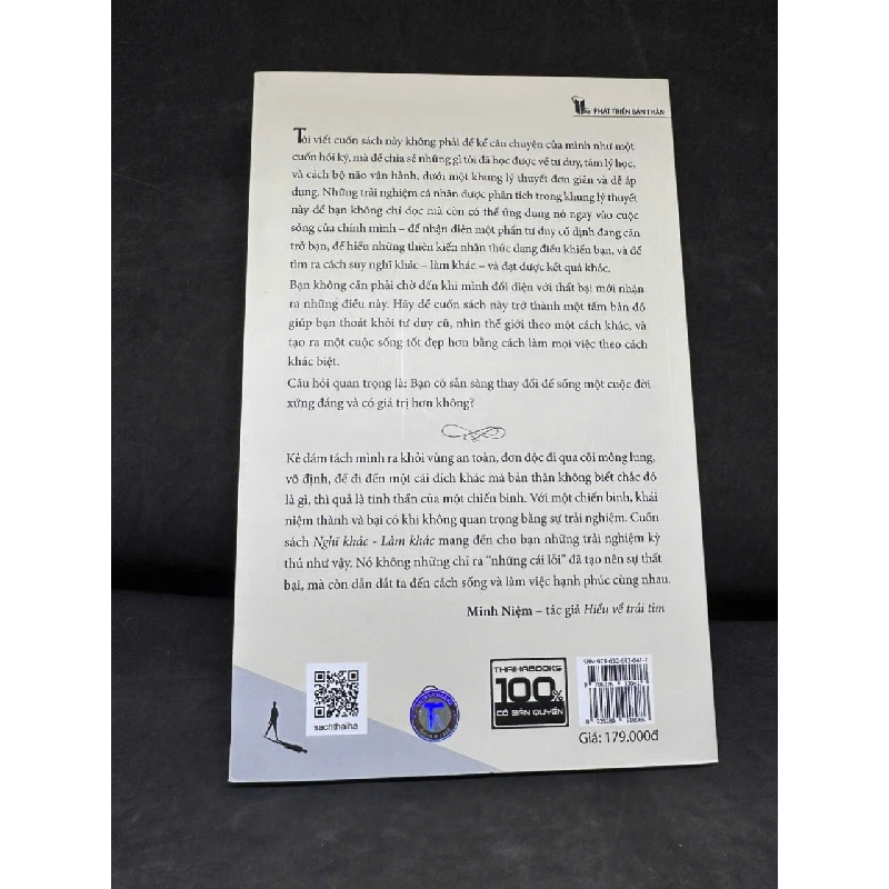 [Phiên Chợ Sách Cũ] Nghĩ Khác Làm Khác, 2025 - Trương Nguyện Thành H1108 544850