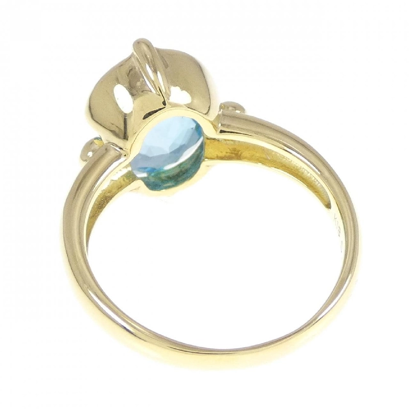 Nhẫn Blue Topaz K18YG 4.86CT 672546