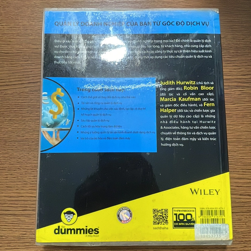 Quản lý dịch vụ dummies Judith Hurwitz 357632