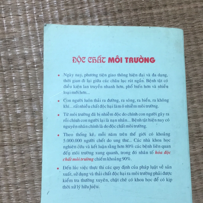 ĐỘC CHẤT TỪ MÔI TRƯỜNG -2007 502461