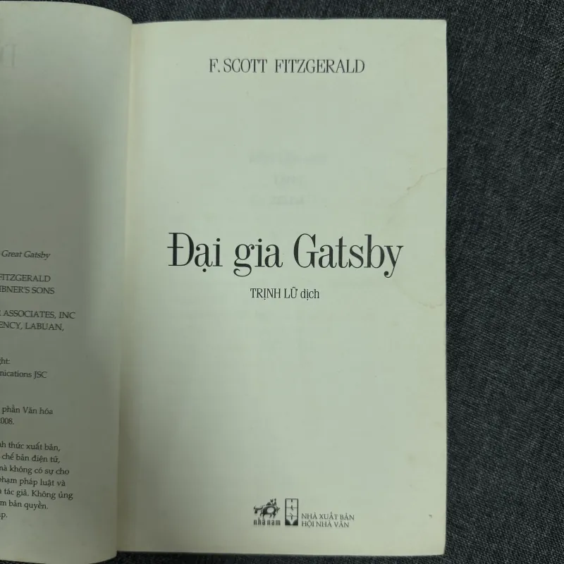 Đại gia Gatsby - F. Scott Fitzgerald 998023