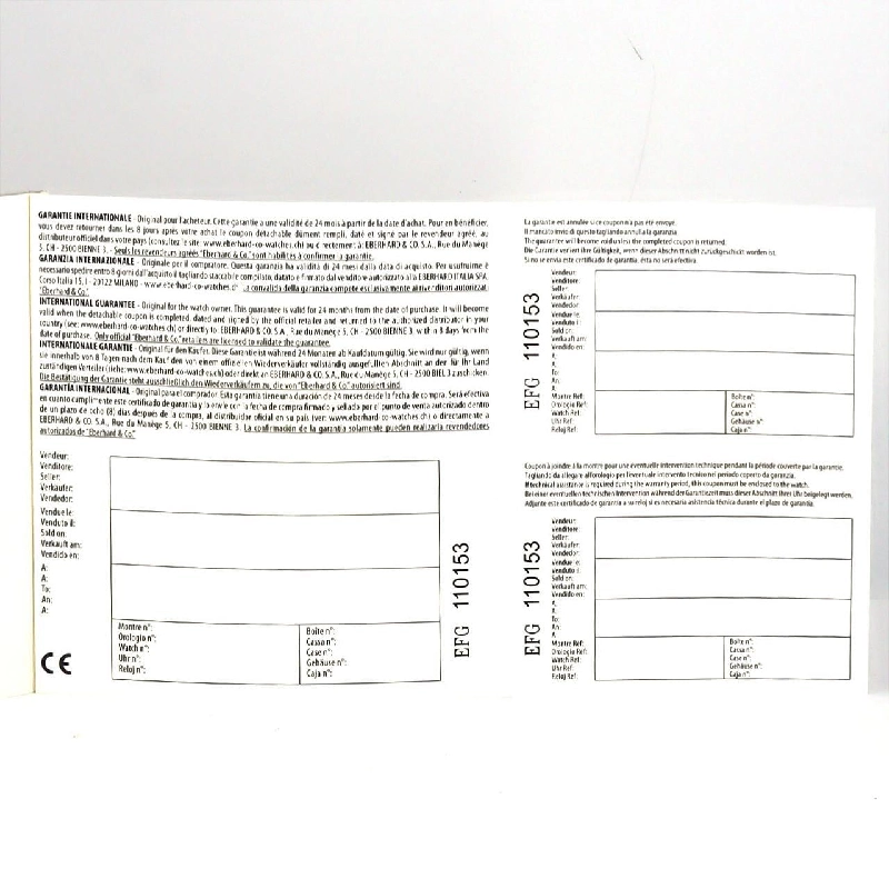 Đồng hồ chronograph Eberhard Extra-Fort Grand Taille 31953 SS tự động - Hàng hiệu chính hãng 881502