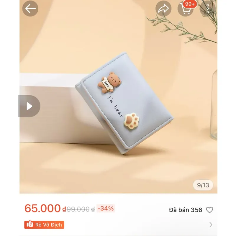 Ví bé thời trang 997040