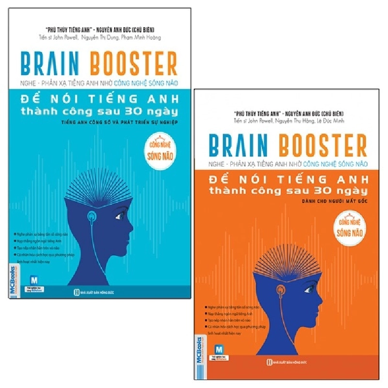 Brain Booster - Nghe Phản Xạ Tiếng Anh Nhờ Công Nghệ Sóng Não Để Nói Tiếng Anh Thành Công Sau 30 Ngày (Bộ 2 Cuốn) - Nguyễn Anh Đức 286468