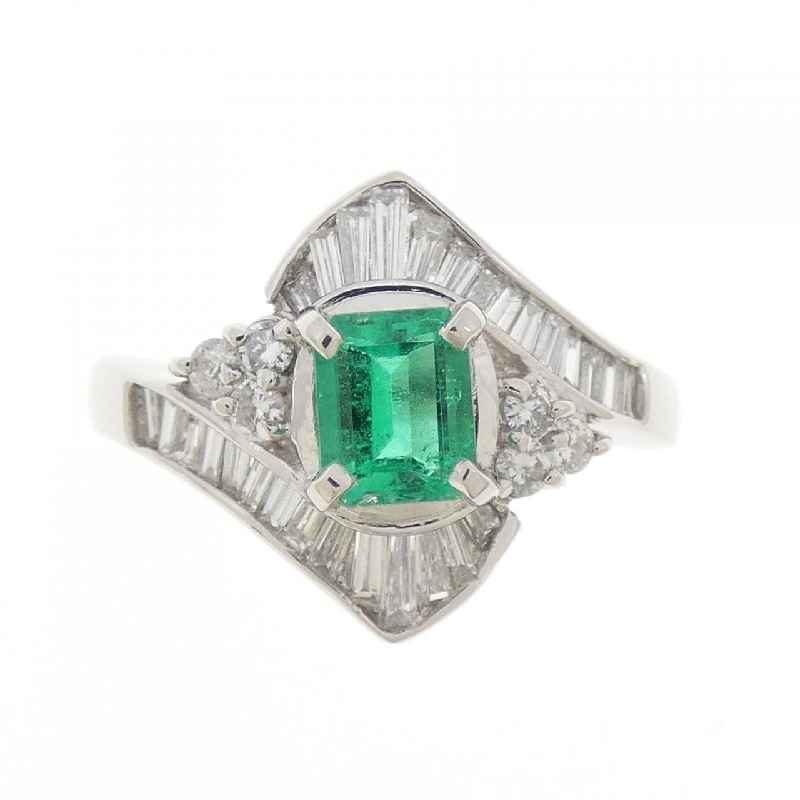 Nhẫn Emerald PT900 0.50CT - Hàng hiệu Chính hãng 849579