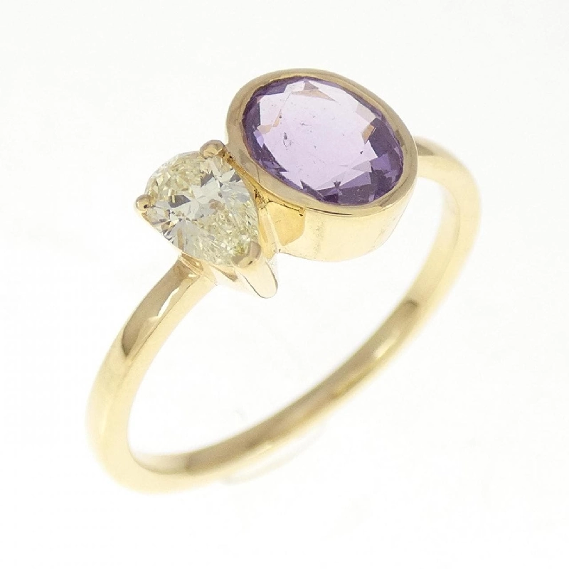 Nhẫn Sapphire K18YG 0.98CT - Hàng hiệu Chính hãng 856141