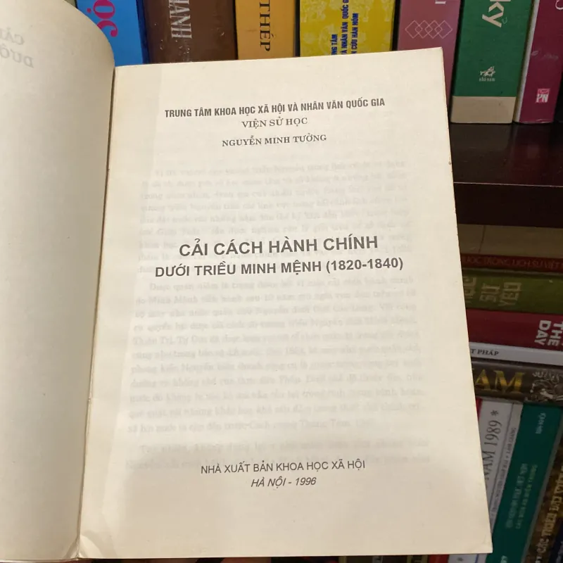 CẢI CÁCH HÀNH CHÍNH DƯỚI TRIỀU MINH MỆNH (1820-1840) 966429