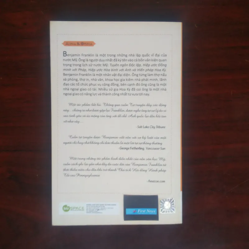 [Sách Danh Nhân] Tự Truyện Benjamin Franklin  995382