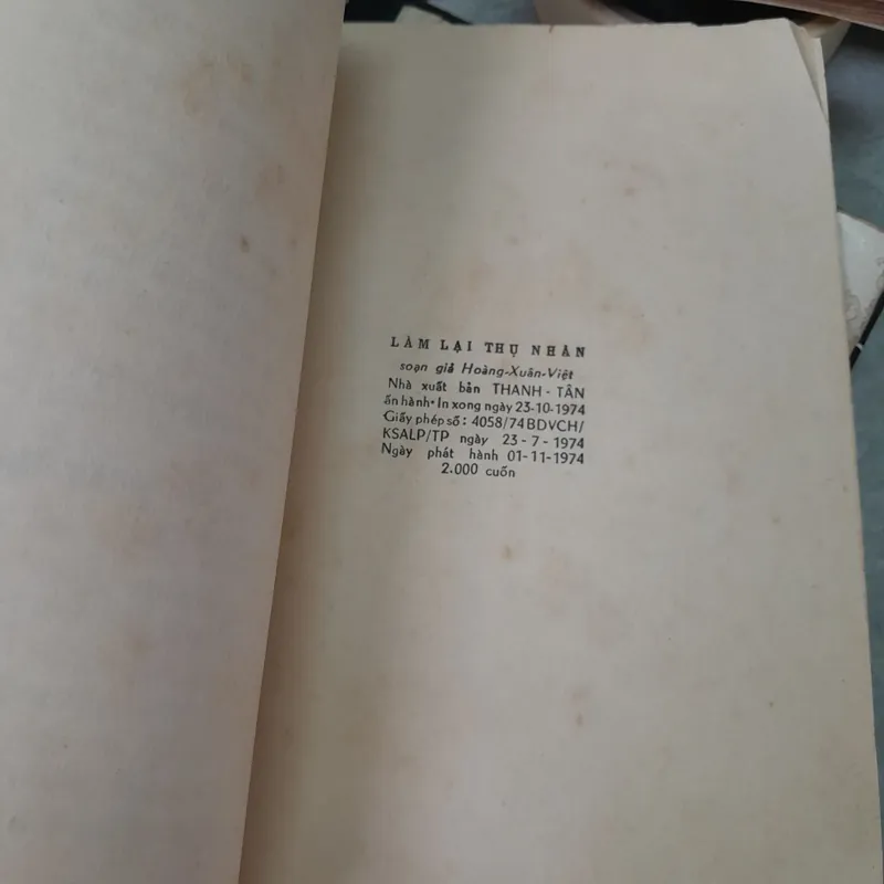 LÀM LẠI THỤ NHÂN - HOÀNG XUÂN VIỆT 729087
