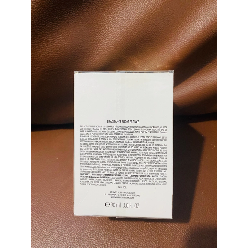 Nước hoa Pháp La Rive Madam in Love/ Touch/ Pearl - fullsize 100ml - Mới - Sang trọng 459595