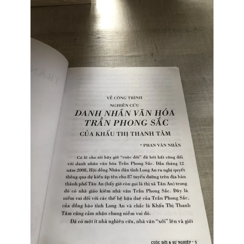 Trần Phong Sắc - Cuộc đời và sự nghiệp 784376