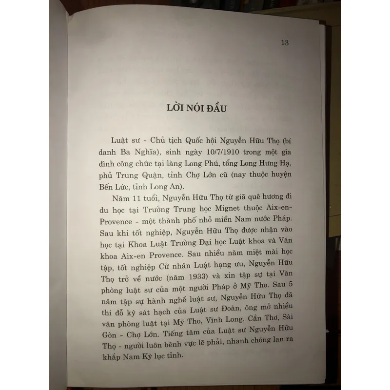 Nguyễn Hữu Thọ - Tiểu sử  598266