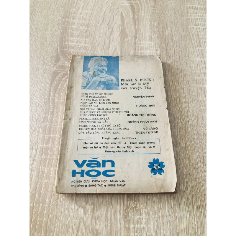 VĂN HỌC – SỐ CHUYÊN ĐỀ PEARL S. BUCK (NỮ SĨ MỸ VIẾT TRUYỆN TÀU) 929469