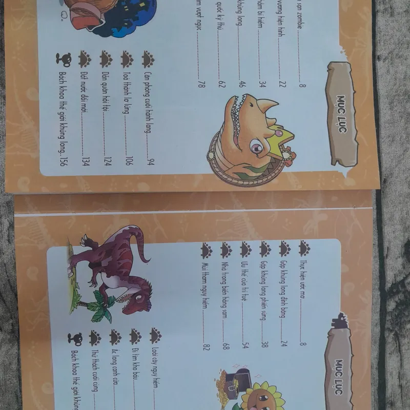 Thế giới khủng long. Plants vs Zombies. Tập 6 và 10 577825