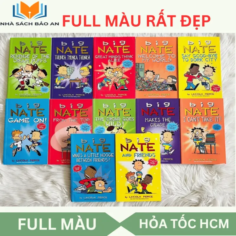 TRUYỆN TRANH -  BIG NATE – BẢN MÀU 12 CUỐN TẶNG FILE NGHE 745684