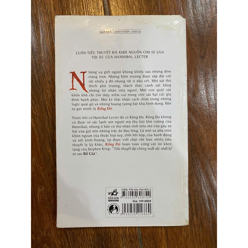 Rồng đỏ Thomas Harris (K3) 312264