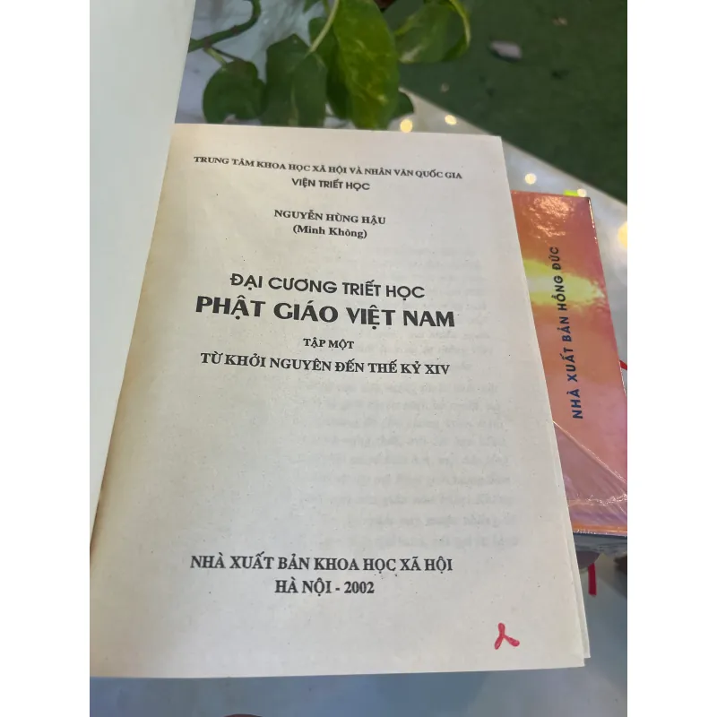 ĐẠI CƯƠNG TRIẾT HỌC PHẬT GIÁO VIỆT NAM - NGUYỄN HÙNG HẬU  1028728