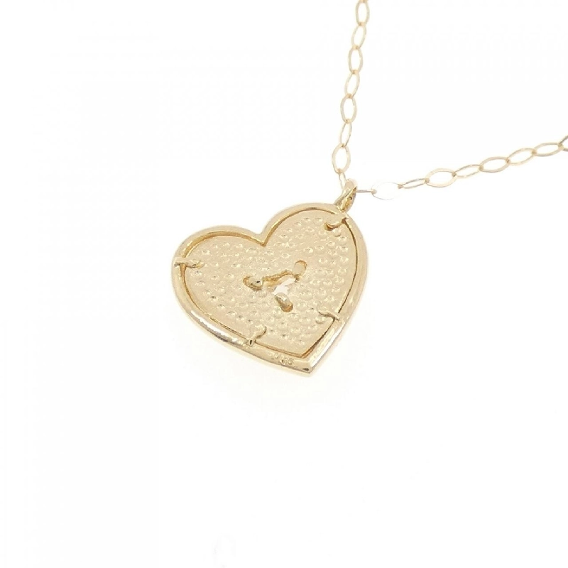 K18YG Dây chuyền kim cương hình trái tim 0.15CT - Hàng hiệu Chính hãng 860326