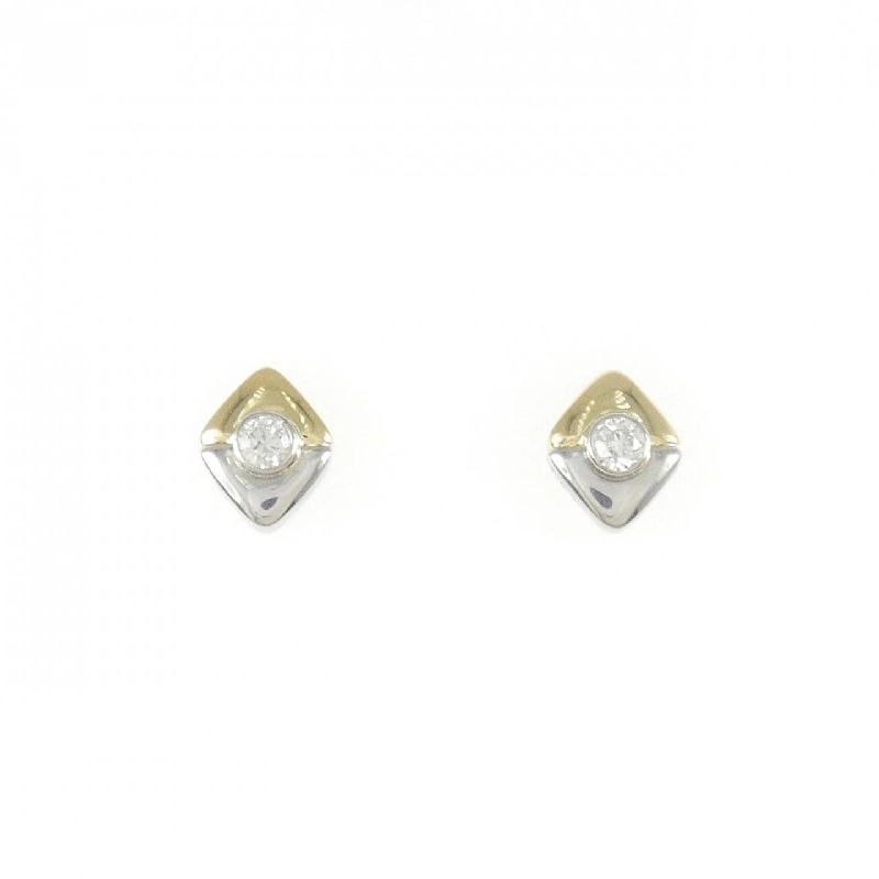 K18YG/PT900 Bông tai kim cương 0.10CT - Hàng hiệu Chính hãng 867584