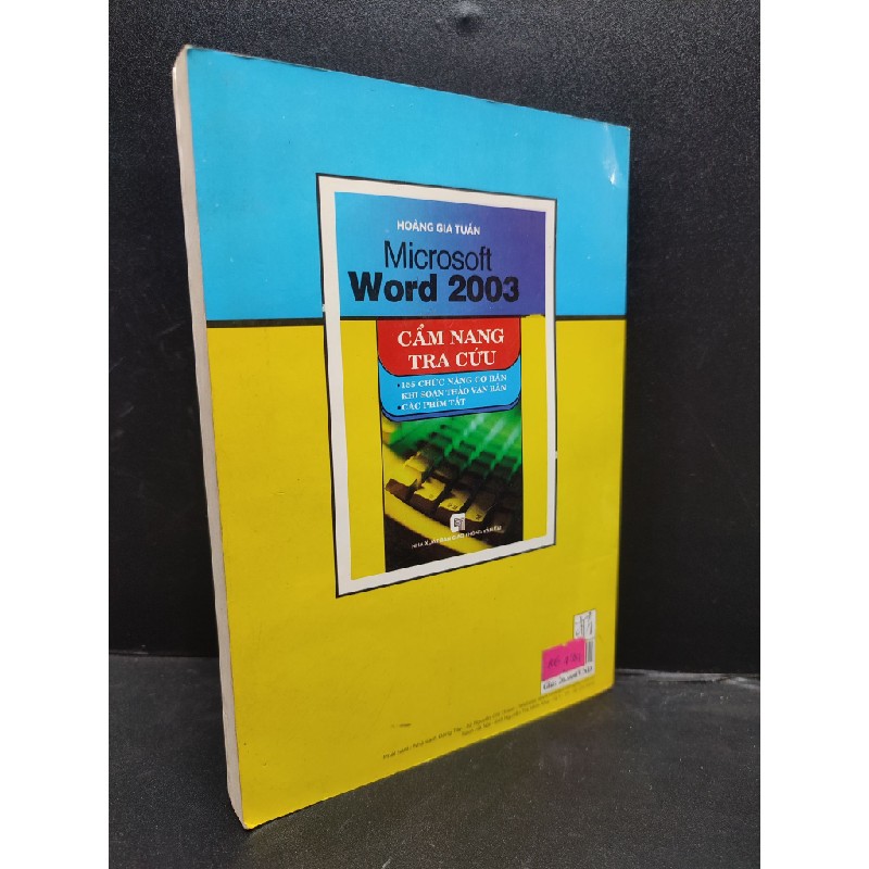 Cẩm nang tra cứu Microsoft word 2003 năm 2007 mới 70% ố vàng HCM0203 kỹ năng máy tính Oreka-Blogmeo 78704