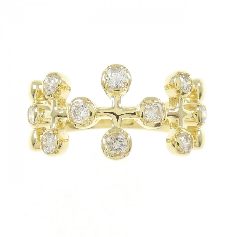 Nhẫn kim cương K18YG 0.50CT 672937