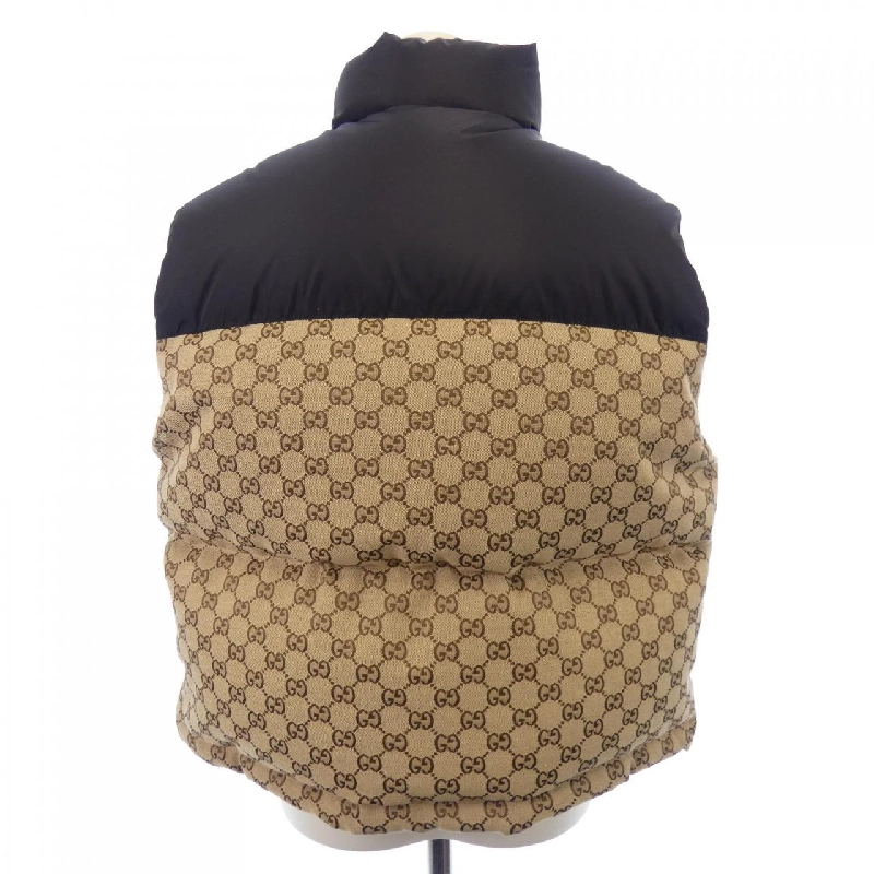 Gucci GG Cotton Canvas Pad-Inserted Gilet 774910 Z9AAT Áo Vest - Hàng hiệu Chính hãng 809712