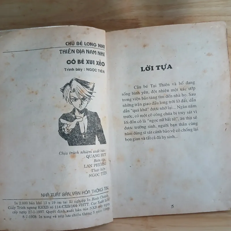 Truyện Tranh Thiên Địa Nam Nhi - Xb 1999 (Bộ 10 Tập) 689876