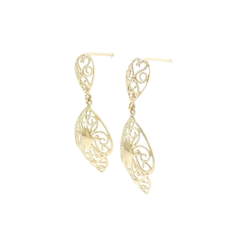 K18YG Bông tai - Hàng hiệu Authentic 870907