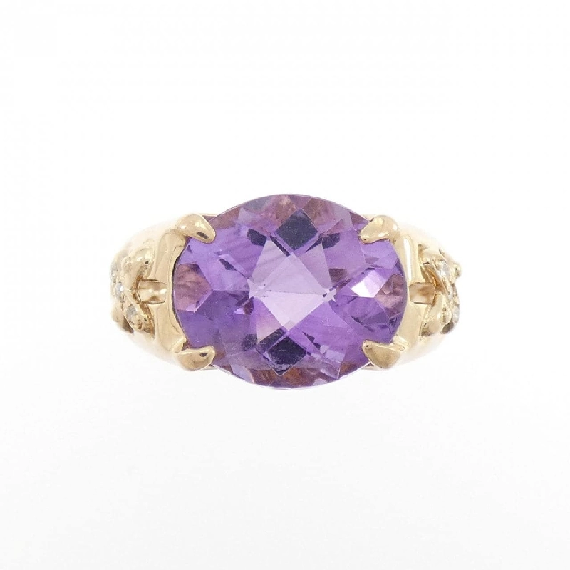 K18PG Nhẫn Amethyst - Hàng hiệu Chính hãng 849244