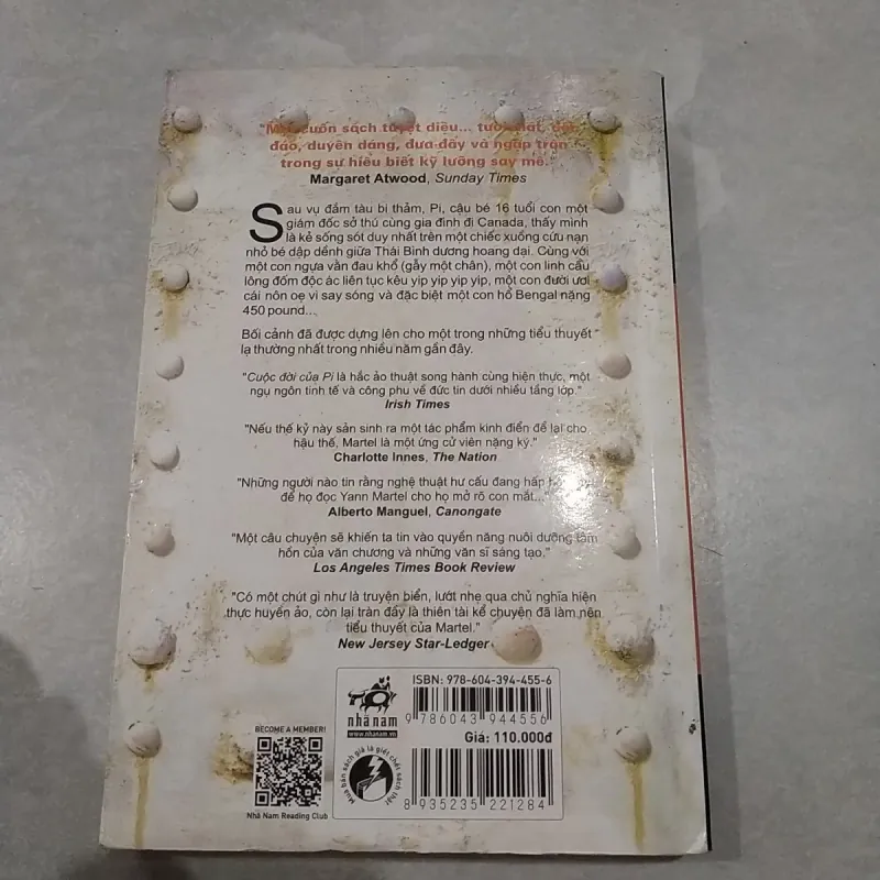 Sách Cũ - Cuộc Đời Của Pi 1010921