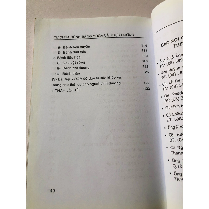 TỰ CHỮA BỆNH BẰNG YOGA THỰC DƯỠNG - 143 trang, nxb: 2013 363272