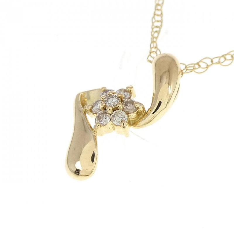 K18YG Dây chuyền kim cương 0.1CT - Hàng hiệu Chính hãng 863001