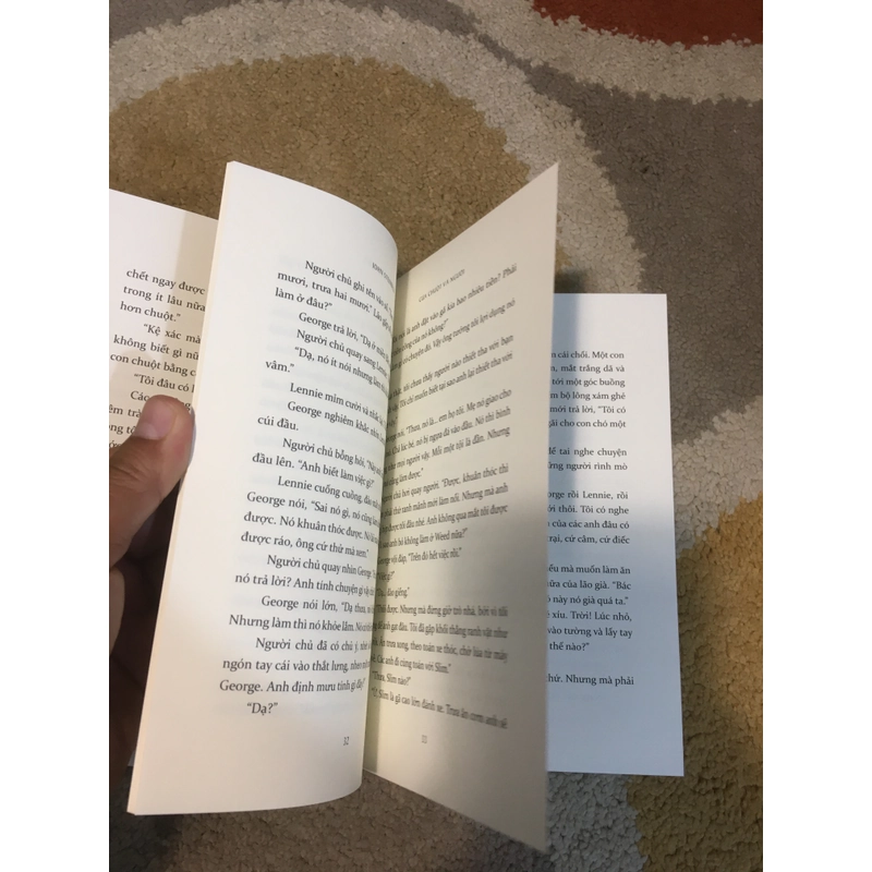 Của Chuột và Người - John Steinbeck (bìa cứng) 139209