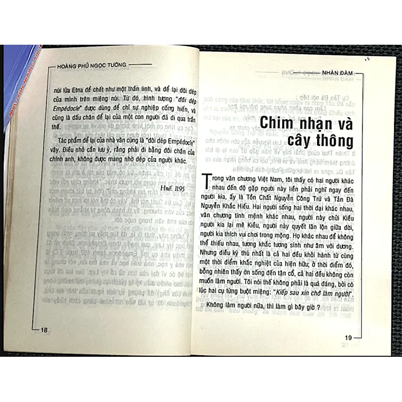 NHÀN ĐÀM- HOÀNG PHỦ NGỌC TƯỜNG ( Bút ký) 1019050