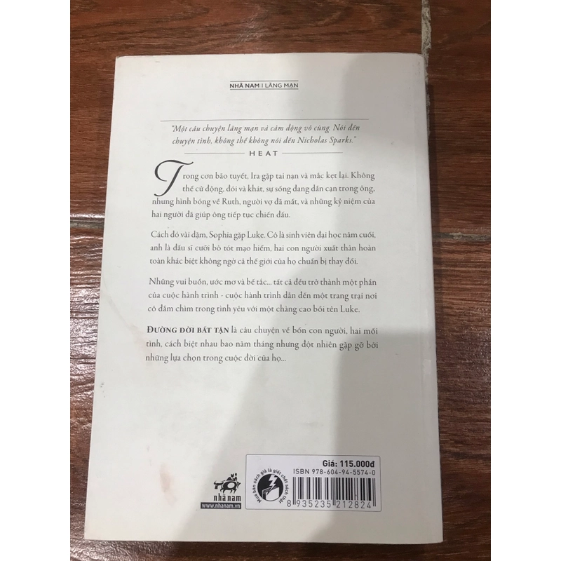 Đường đời bất tận - Nicholas Sparks  (k4) 542166