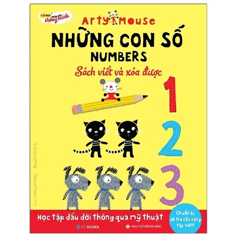 Arty Mouse – Những con số (Sách viết và xóa được) - Mandy Stanley (2020) New 100% HCM.PO 32749