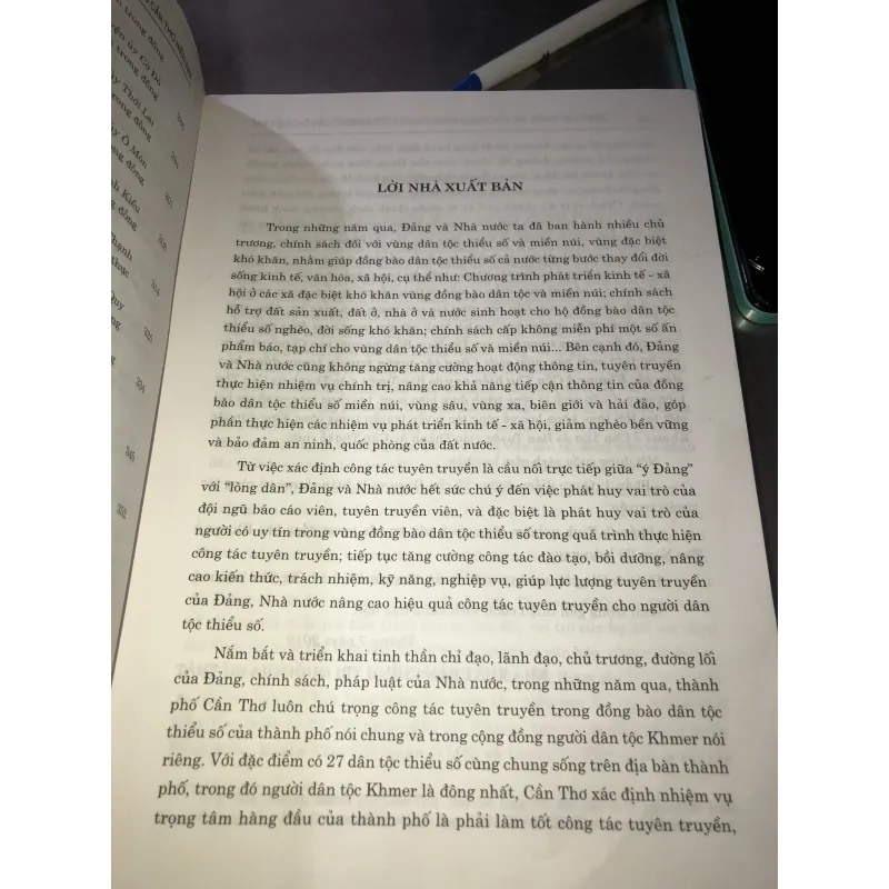 Công tác tuyên truyền trong đồng bào dân tộc Khmer ở Cần Thơ hiện nay 755856