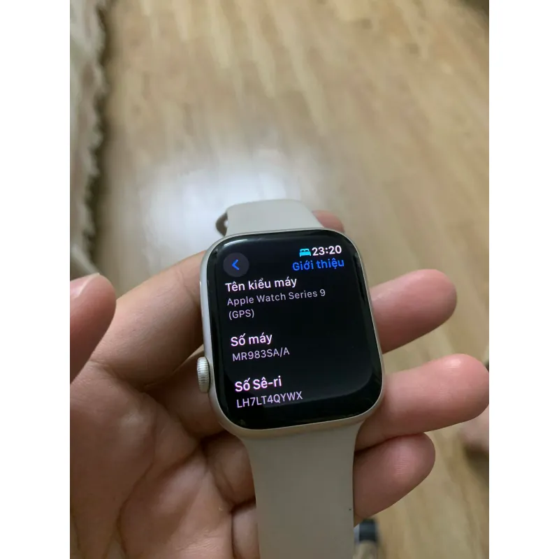Apple Watch Series 9 TRẮNG / Pin 99% / Ngoại hình ĐẸP / FullBox 786874