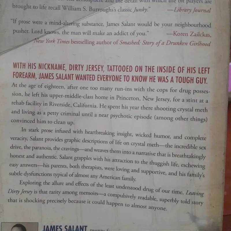 James Salant - LEAVING DIRTY JERSEY, a crystal meth memoir 737867